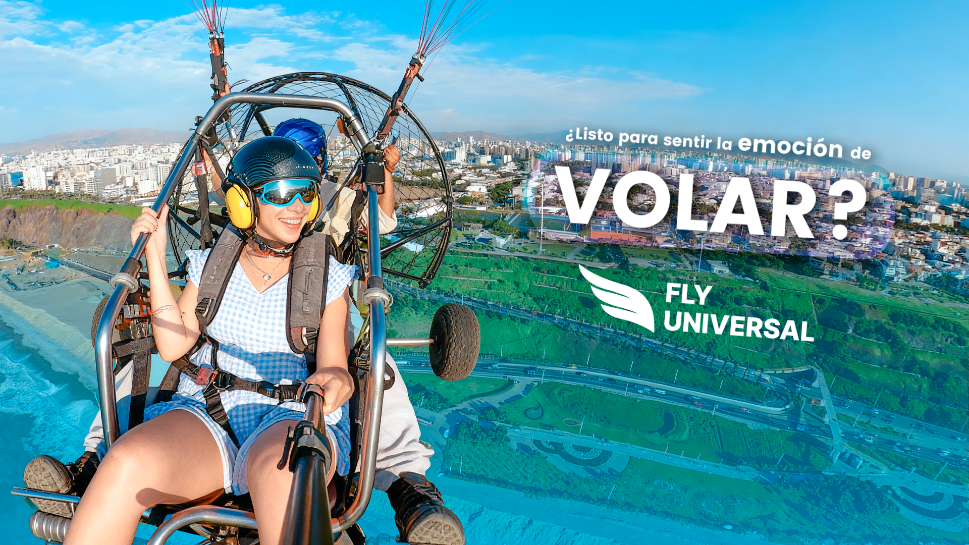 Cargar video: Reportaje en Latina de Fly Universal Paratrike en la Costa Verde